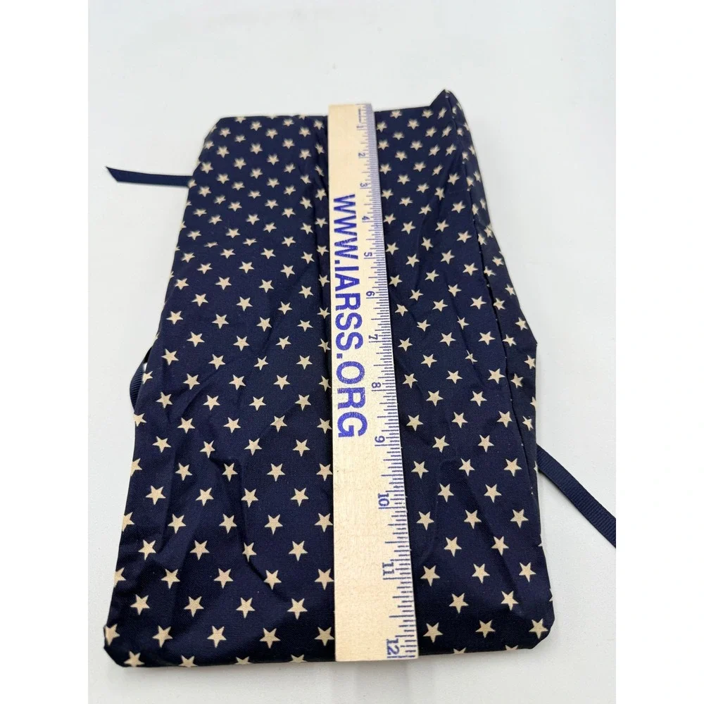 Red White & Blue Stars Stripes Tie On Basket Liner